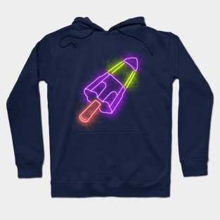 Neon ice rocket Hoodie